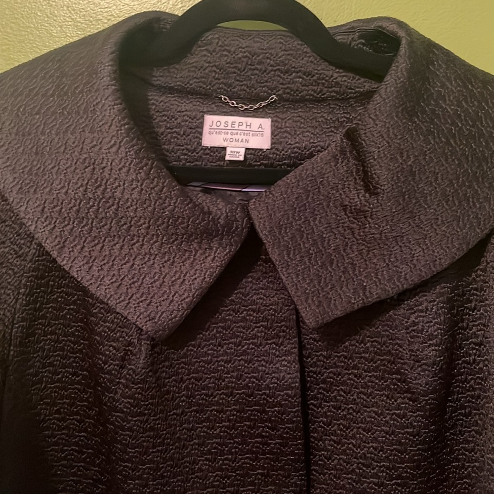 Joseph A. Qu’est-ce que C’est Silk Coat Black